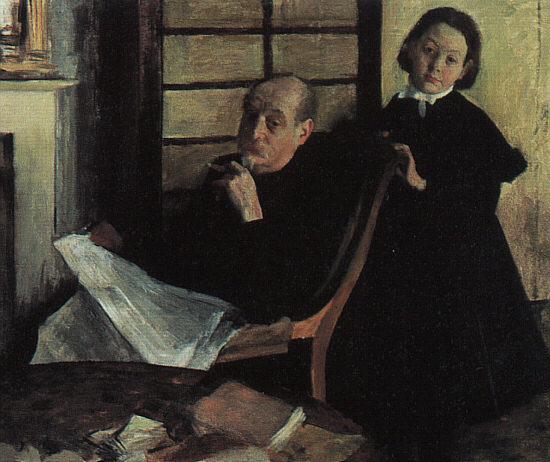 Edgar Degas Henri de Gas and his Niece Lucy oil painting image